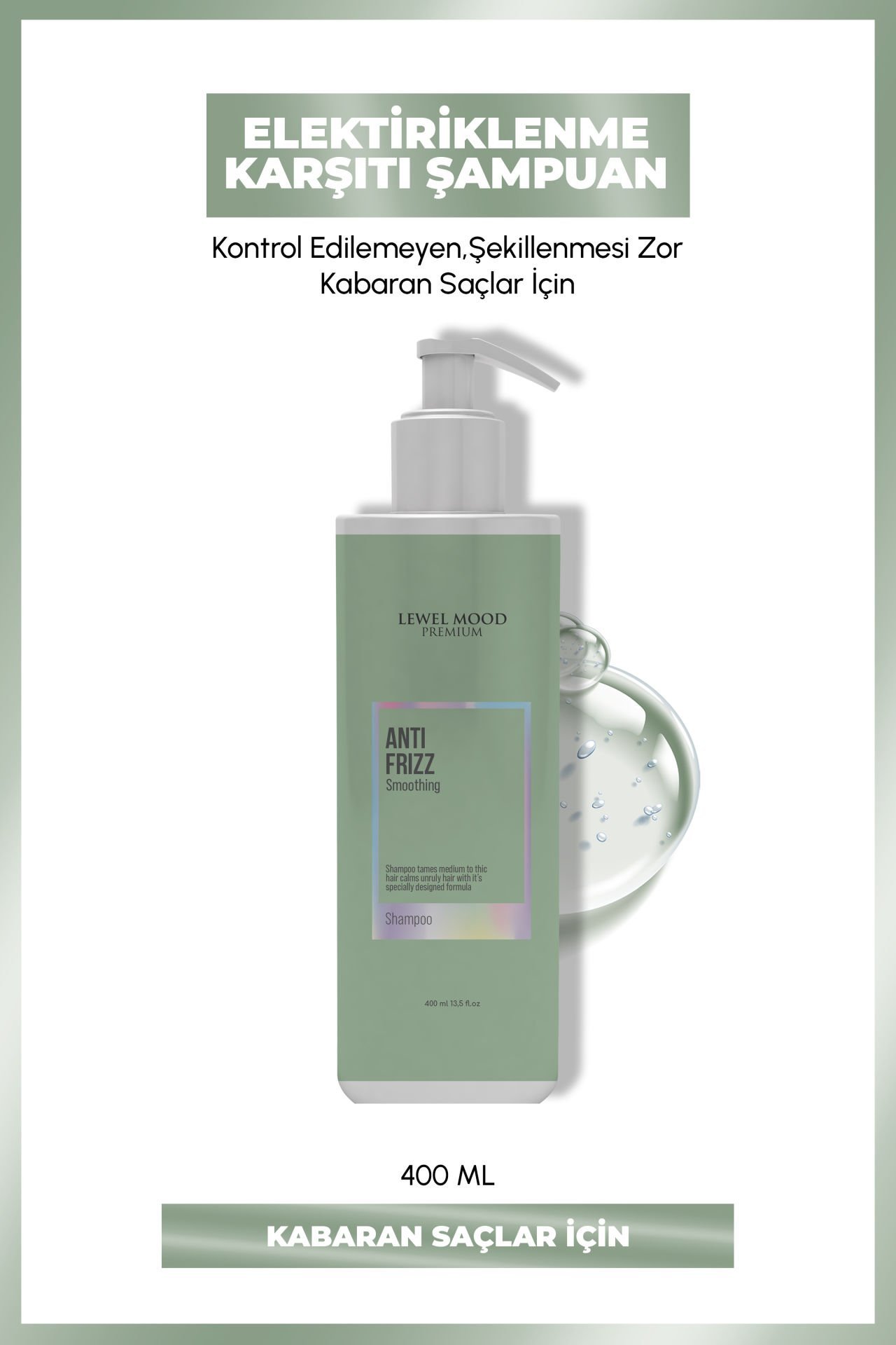 Anti Frizz Kabaran Saçlar İçin Bakım Şampuanı