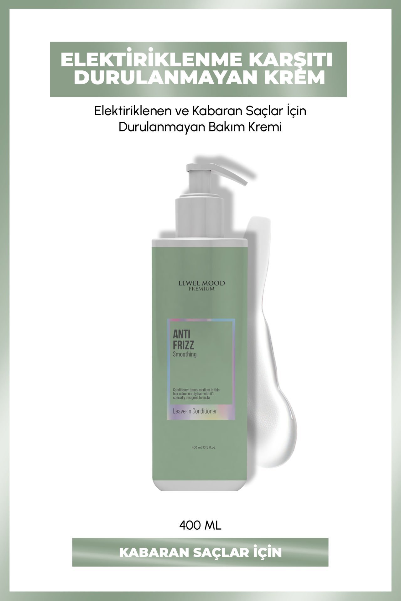 Anti Frizz Kabaran Saçlar İçin Bakım Kremi