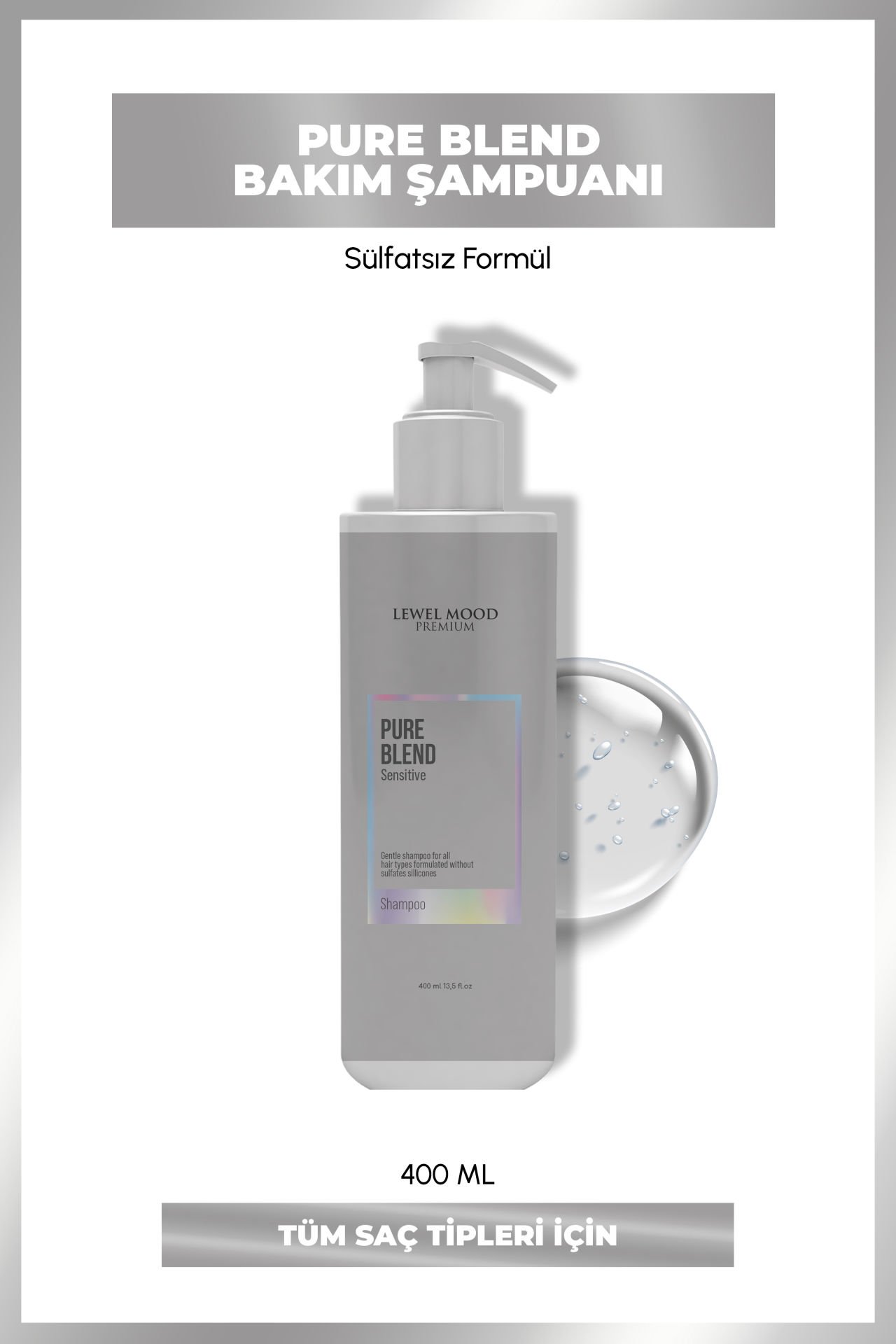 Pure Blend Sülfatsız Saç Bakım Şampuanı