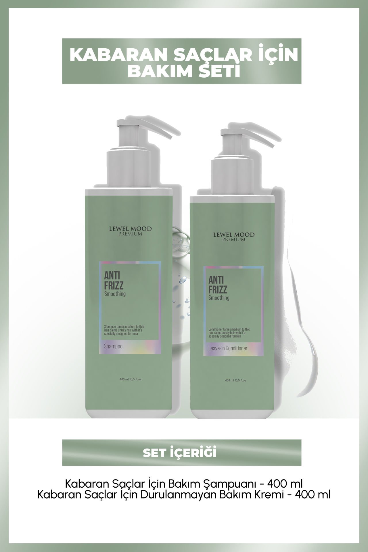 Anti Frizz - Kabaran Saçlar İçin Bakım Seti