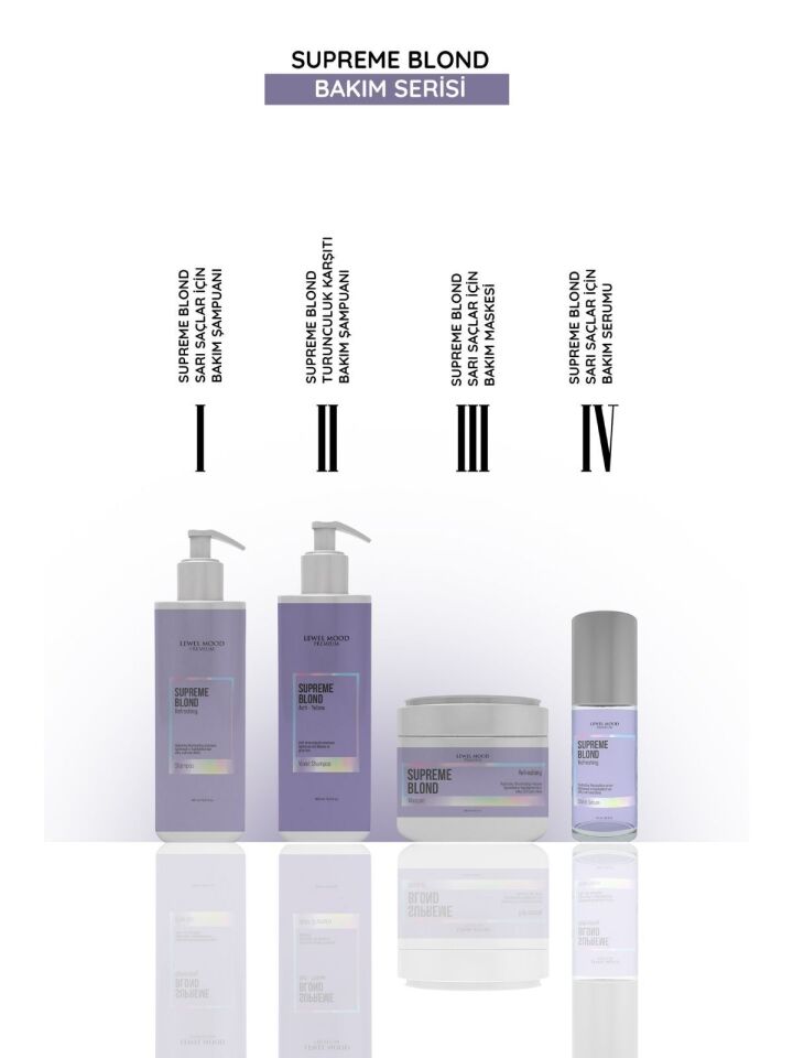 Supreme Blond Sarı Saçlar İçin Bakım Serumu