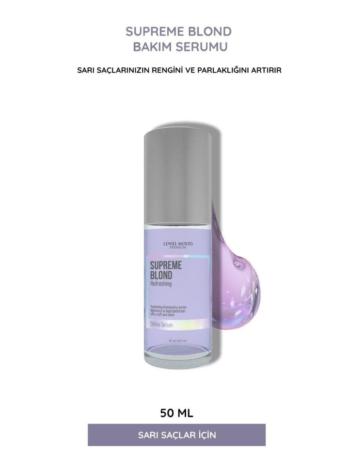 Supreme Blond Sarı Saçlar İçin Bakım Serumu