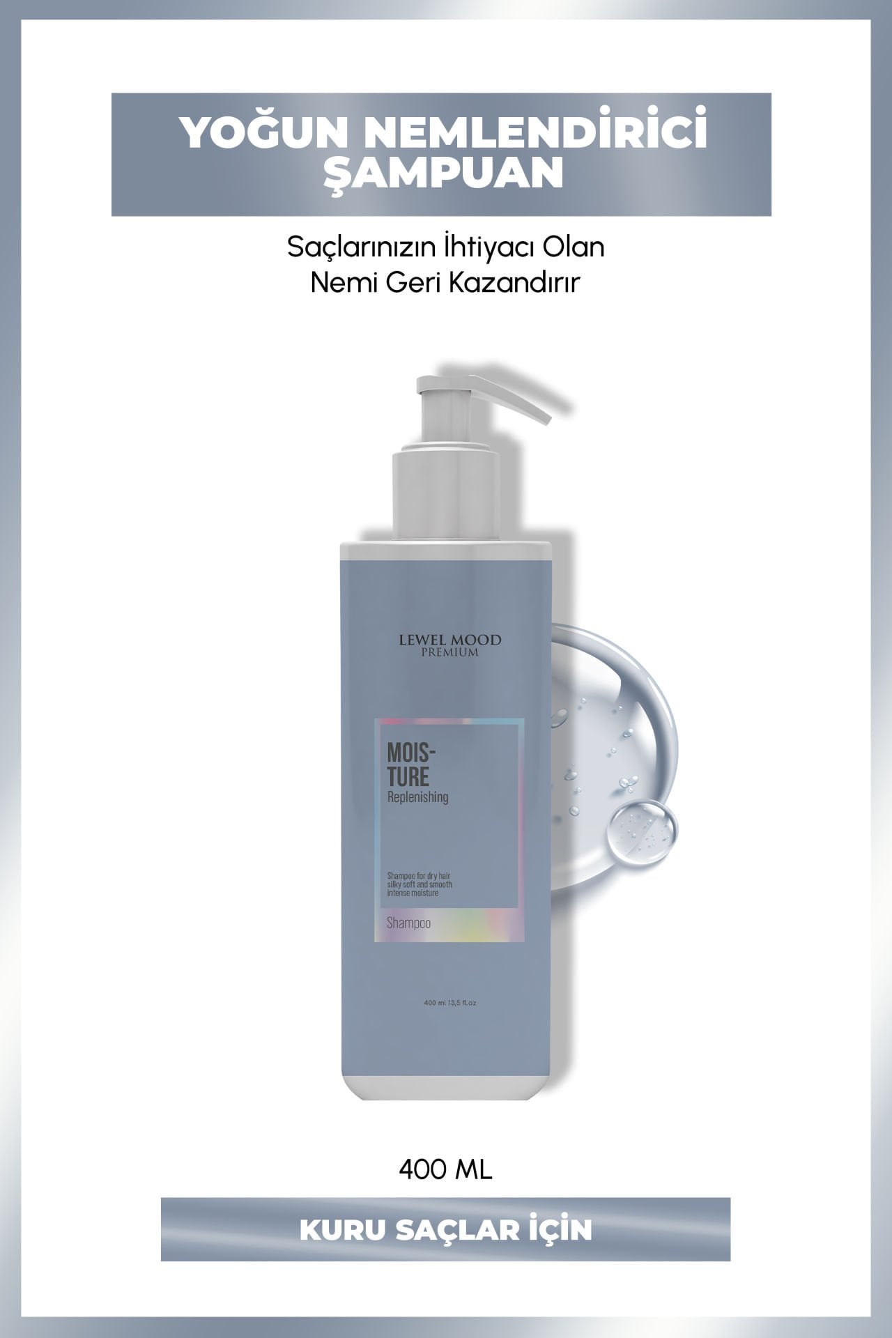 Moısture Kuru Ve Yıpranmış Saçlar İçin Nem Bakım Şampuanı