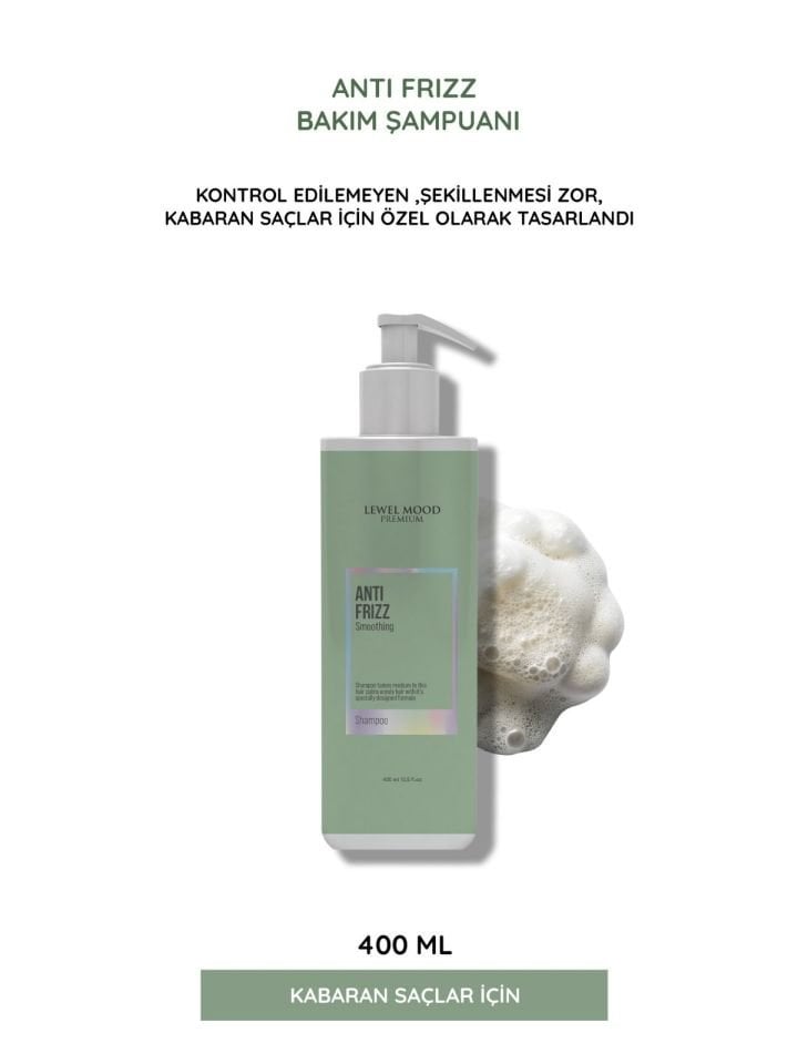 Anti Frizz Kabaran Saçlar İçin Bakım Şampuanı