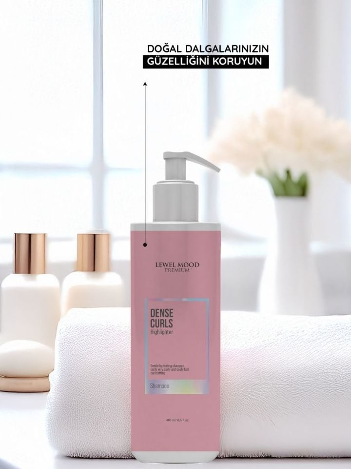 Dense Curls Bukleli Saçlar İçin Bakım Şampuanı