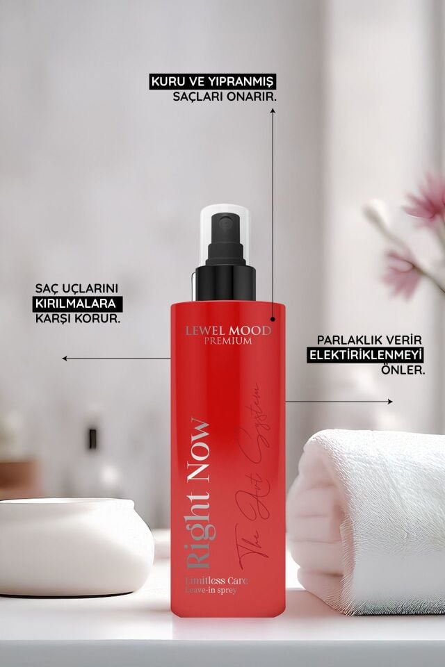 Right Now Limitless Care ve Luxury Serum – Sınırsız ve Lüks Saç Bakım Seti