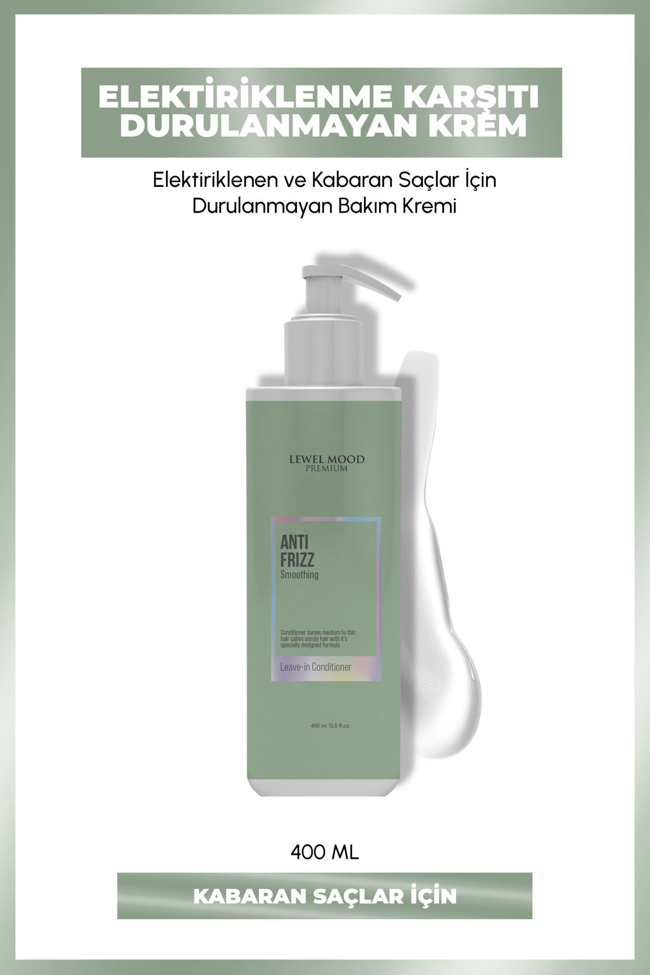 Anti Frizz Kabaran Saçlar İçin Bakım Kremi