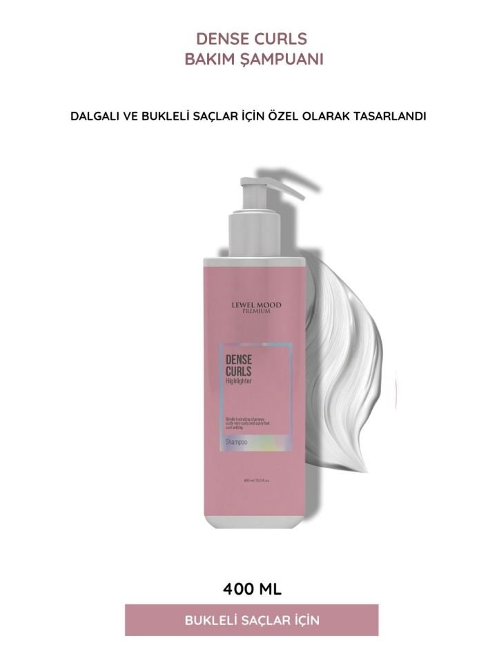 Dense Curls Bukleli Saçlar İçin Bakım Şampuanı