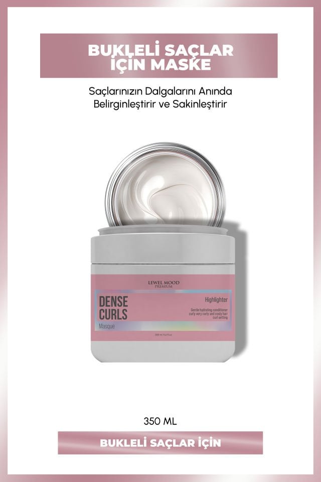 Dense Curls Bukleli Saçlar İçin Bakım Maskesi
